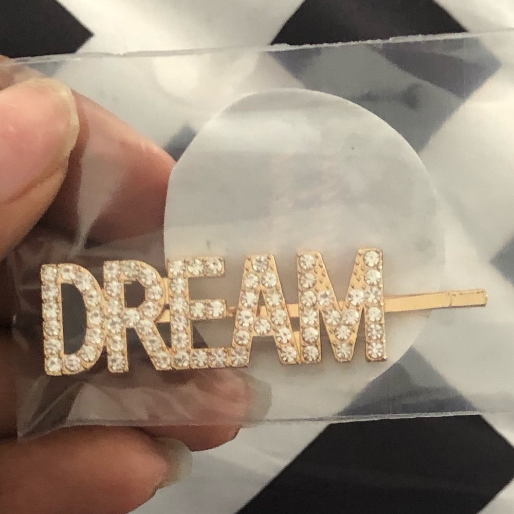 Dream Rhinestone Hair Clip